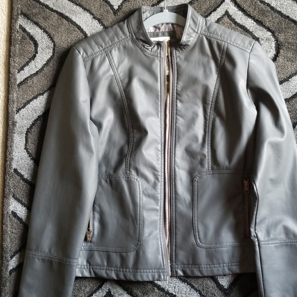 Like New Faded Glory Leather Jacket
